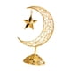 thumbnail image 4 of Adorno de estrella lunar, artesanía Eid, decoración de Ramadán para el hogar, sala de estar, gabinete Oro, 4 of 9