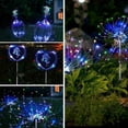 thumbnail image 6 of Solar Lights Outdoor, EpicGadget 105 LED Solar Lights String Lights for Garden Decoration Waterproof Fireworks Modeling Lighting Fiber Optic DIY Light Outdoor Christmas Lamp - Multi-Color (2 Pieces), 6 of 6
