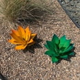 thumbnail image 5 of Decorative Metal Agave (Cupreate) - Garden Art (Yellow), 5 of 5