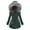 Army Green, variant on Turilly Women Fashion Solid Color Long-Sleeved Zipper Pockets Hooded Cotton-Padded Jacket Coat Blouse