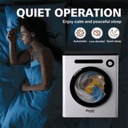Dessiz 1.6cu.ft Compact Laundry Dryer,Electric Portable Clothes Dryer - White