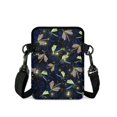 thumbnail image 2 of Psesaysky Crossbody Bag for Travel, Lightweight 2 Layer Shoulder Wallet for Girls Sparkle Dragonfly Pattern Crossbody Bags, 2 of 7