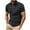 Black-1, variant on Men's Button Down Shirts Vintage Solid Color Sweater Lightweight Short Sleeve Summer Tops for Casual S-3XL