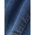 thumbnail image 5 of INSPIRE CHIC Women's Maternity Denim Shorts Over Belly High Elasticity 2026 Summer Casual Workout with Pockets Jeans Pregnancy Shorts L Deep Blue, 5 of 6