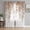 Brown, variant on Sheer Curtains 54 Inch Length 2 Panels Set for Kitchen, Eucalyptus Leaves Semi Sheer Curtains for Windows, Grey Summer Botanical Weeping Voile Window Treatments Rod Pocket Curtain