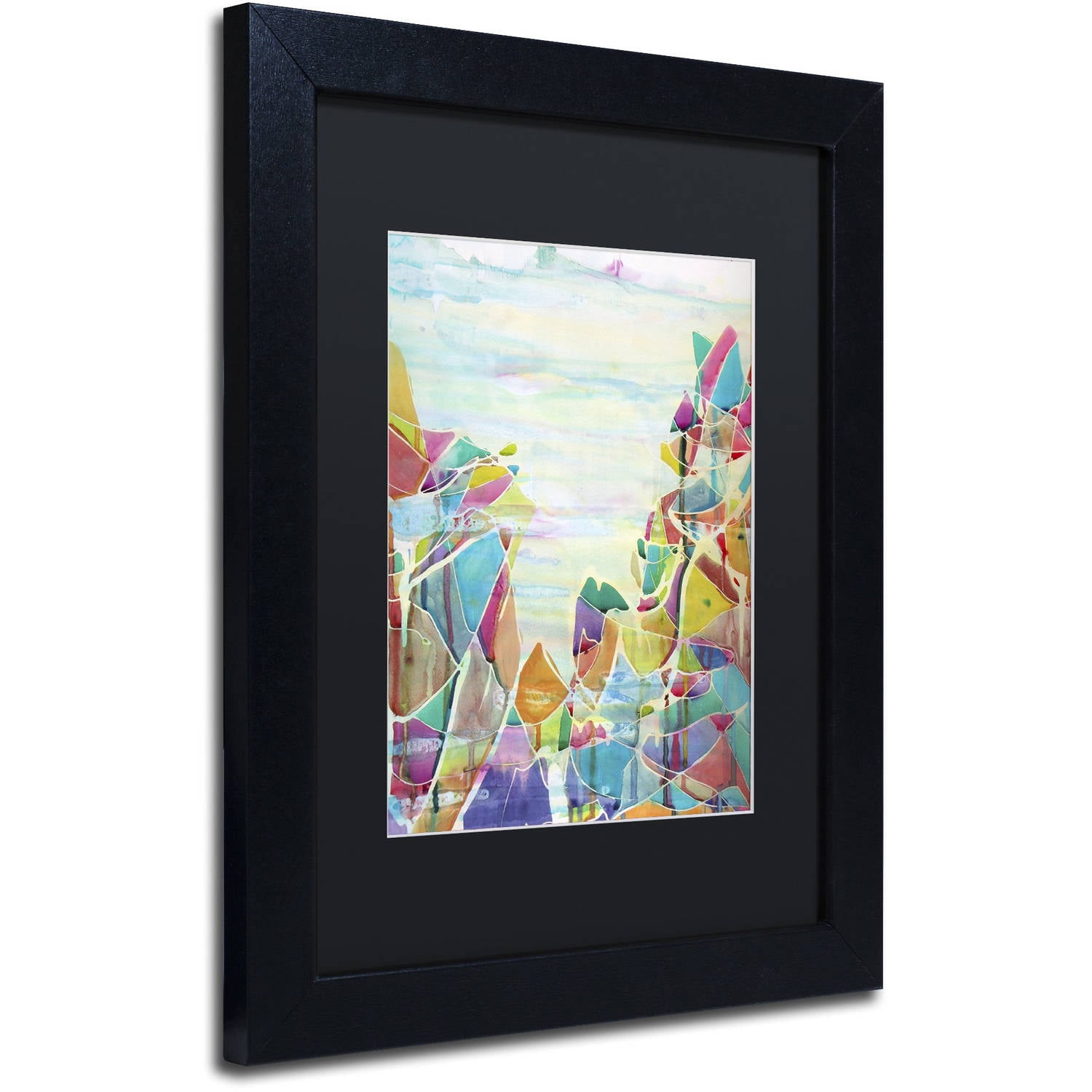 Trademark Fine Art "Pico de Orizaba" Canvas Art by Lauren Moss Black Matte, Black Frame
