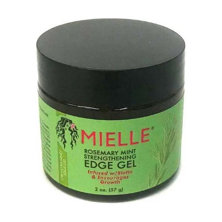 Mielle Organics Rosemary Mint Growth Oil 2 oz, Strengthening Hair Masque 12  oz, and Strengthening Edge Gel 2 oz,For stronger and healthier hair