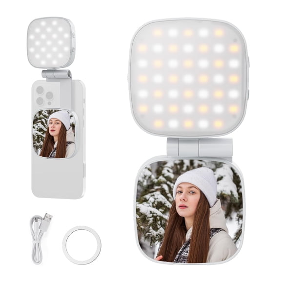 Luz para selfies NEEWER NL45B magnética bicolor LED de 2 W