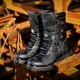 thumbnail image 2 of Zapatos botas de hombre botas militares botas martin de hombre botas de combate de barril, 2 of 4