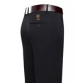 thumbnail image 2 of 29-42 pantalones de traje informales de negocios a la moda finos de verano para hombre, pantalones largos, pantalones formales de manga recta elástica para hombre de talla grande, 2 of 4