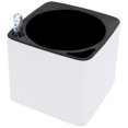 thumbnail image 1 of HOOWIFFY 1 Set Flower Pot Outdoor Hanging Flowerpot White Iron Automatic Water Absorption, 1 of 6