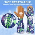 thumbnail image 6 of Gardening Gloves for Women, Long Leather Work Gloves Gardening Thorn Proof, Garden Gloves for Women Gardening Gifts, Breathable Cowhide Leather Gauntlet,Gardening Essentials(Medium, Blue), 6 of 8