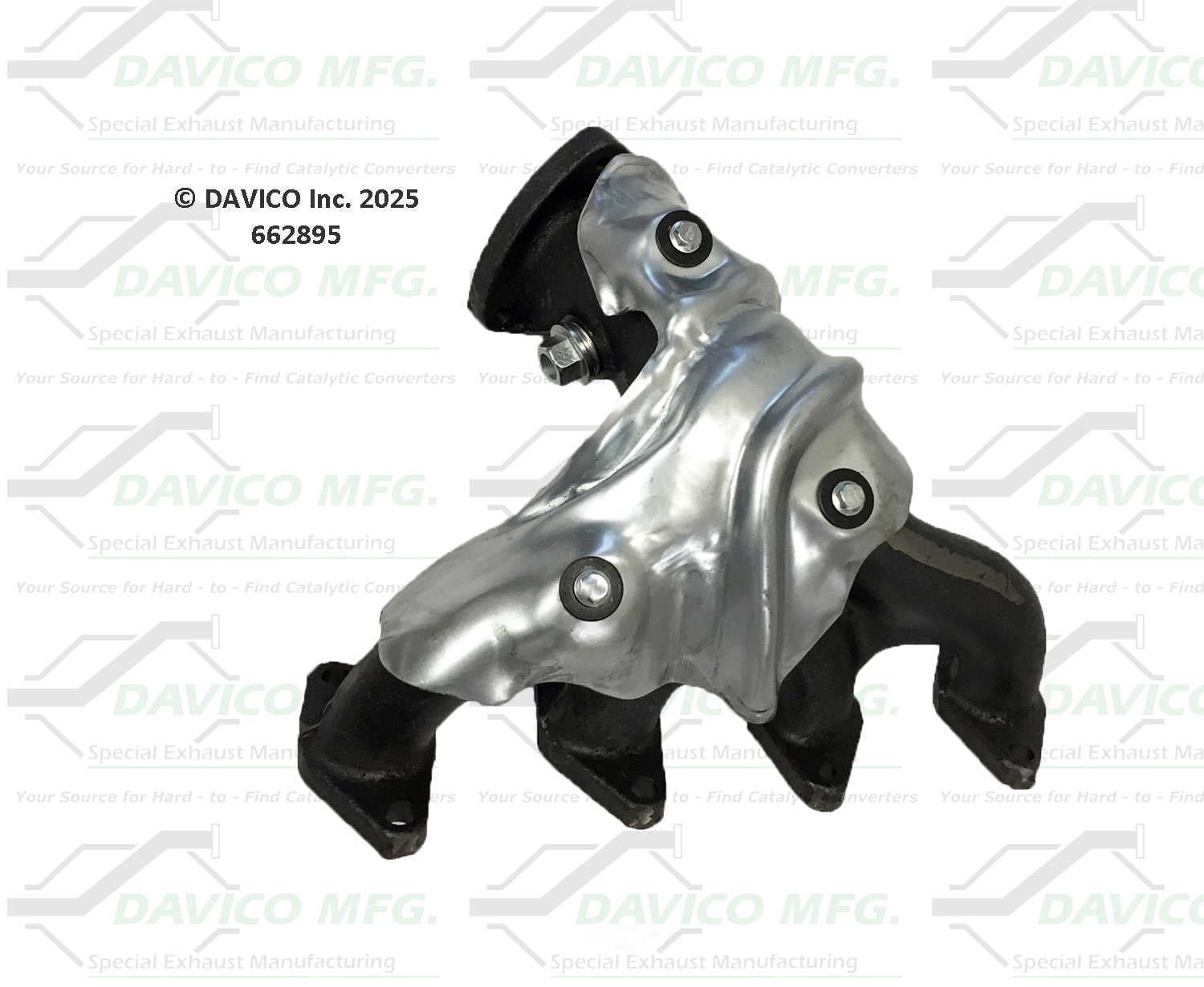 Davico Mfg 662895 Stand alone Exact-Fit exhaust manifold