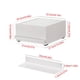 thumbnail image 2 of Cajón La Cápsula para Count K Cup Organizer Cafeter Machine Stand () White, 2 of 9