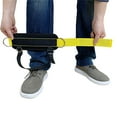 thumbnail image 4 of 2Pcs Ankle Straps Adjustable Lower Body Exercises Thicken D-Ring Foot Support Cuffs Leg Strength Workouts Pulley for Cable Machines -Yellow, 4 of 8