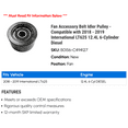 thumbnail image 2 of Fan Accessory Belt Idler Pulley - Compatible with 2018 - 2019 International LT625 12.4L 6-Cylinder Diesel, 2 of 2