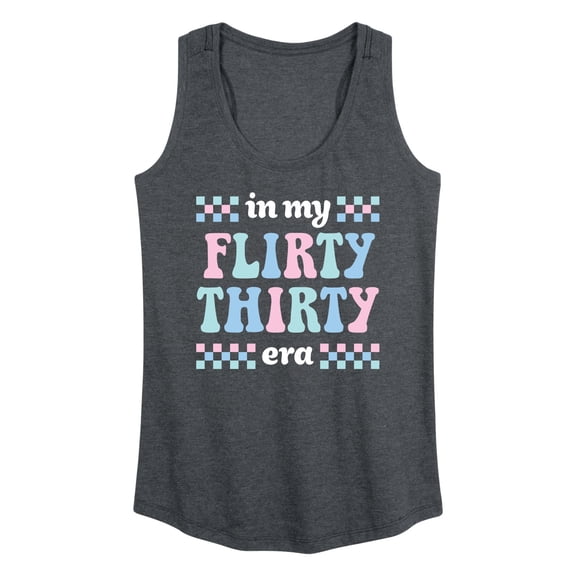 Instant Message - In My Flirty Thirty Era - Women's Racerback Tank Top