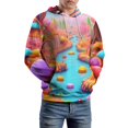 thumbnail image 5 of Colorful Candy Land 3d Sweatshirts Hoodie Fashion Casual Personality Men's Women Street Hoodie Pullovers Long Sleeve Comfortable Top, 5 of 6