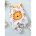 thumbnail image 3 of Dragonus Toddlers Baby Boys Girls Sleeveless Cartoon Animals Print Romper Jumpsuit Summer Bodysuit, 3 of 7