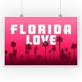 thumbnail image 3 of Florida Love, Palm Trees (12x18 Wall Art Poster, Room Decor), 3 of 3