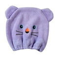thumbnail image 3 of Microfiber Hair Turban Quickly Dry Hair Hat Wrapped Towel Bathing Cap, 3 of 4