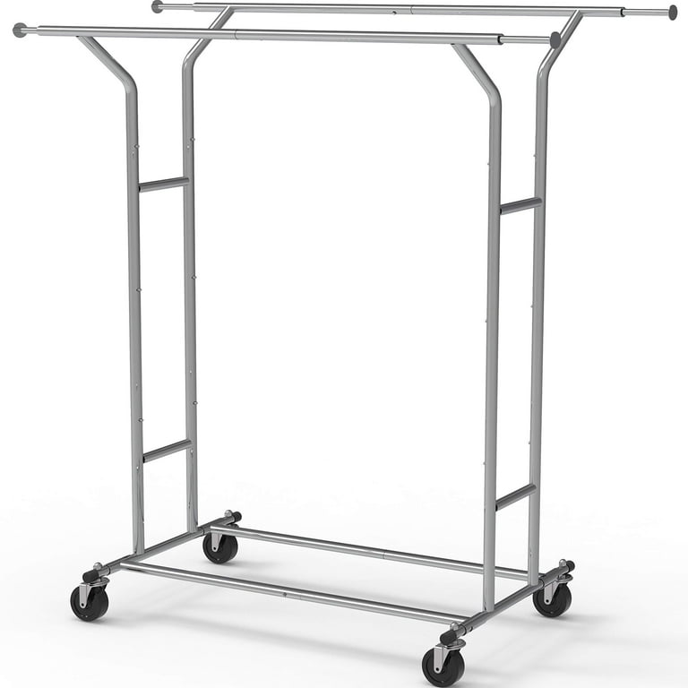 Simple Houseware Supreme Commercial Grade Clothing Garment Rack, Chrome