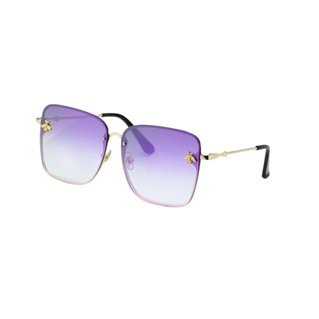 Qarigey Gafas de sol cuadradas para mujer, exquisitas gafas multicolores de resina a prueba de sol, ligeras, de estilo sencillo, dulce regalo Type3 NO3