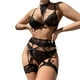 thumbnail image 1 of Gibobby Conjunto de lencería Sexy Lencería Sexy para Mujer Baby Doll Mujer Sexy Color Negro Mono Sensual y Elegante Fina Lenceria para Dama(Negro, XG), 1 of 5