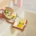 thumbnail image 4 of Faucet Hanging Strainer, Plastic Kitchen Sink Drain Basket, Food Fruit Vegetable Drain Shelf, 4 of 7
