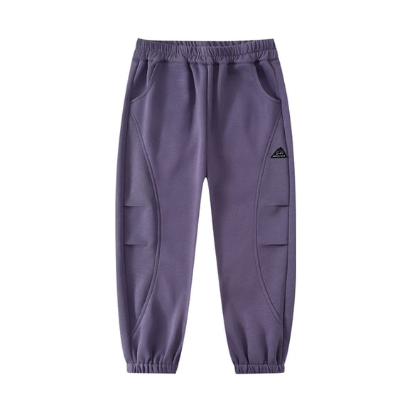 Odeerbi 5-18 Años Niños Niñas Pantalones Deportivos Algodón Workout Athletic Sports Jogger Pantalones Primavera Verano Cintura Elástica Joggers