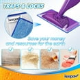 thumbnail image 4 of KEEPOW Reusable Wet Jet Pads Microfiber Refill Pads Compatible with SwifferWet Jet Mop 10" to 12" (3 Pack), 4 of 9