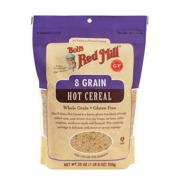 Bob's Red Mill Gluten Free 8 Grain Hot Cereal 25 oz Pack of 2