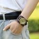 thumbnail image 5 of Reloj de hombre Sonducket aleación cuero decorativo negro Marrón, 5 of 6