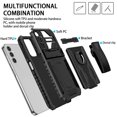 thumbnail image 5 of for Samsung Galaxy S25 Plus Case - Heavy Duty Phone Holster with Belt Clip | with Kickstand | Shockproof, Dual Layer Protective | Drop Protection Hybrid Case for Samsung Galaxy S25 Plus, Black, 5 of 11