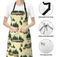thumbnail image 4 of Kdxio Camping Caravan 1 Apron with Pockets Adjustable Kitchen Aprons for Men Women Waterproof Aprons for Cooking,Drawing,Crafting, Baking Household Cleaning, 4 of 5