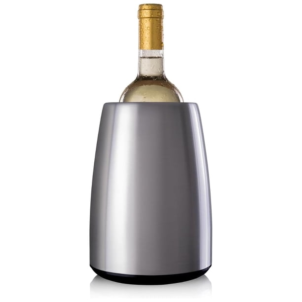 Enfriador de Vino Vacu Vin Elegant de Acero Inoxidable con Funda Refrigerante