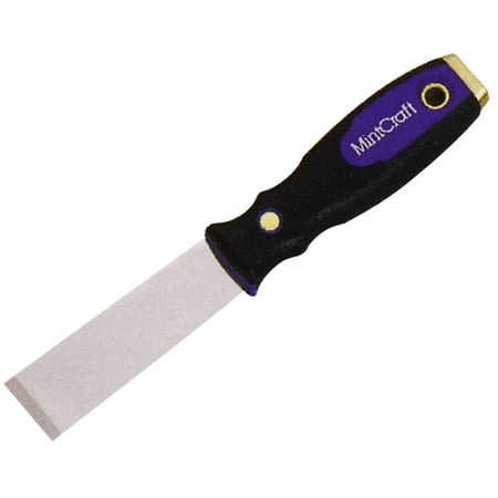 Mintcraft 03222 Putty Knive, 1-1/4 in W, High Carbon Steel, Ergo-Engineered Soft-Grip