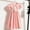 Pink, variant on Fesfesfes Children's Retro Solid Color Lapel Dress Short Sleeve Midi Summer Princess Dress,Stylish Casual Holiday Outfit with Vintage Collar,Lightweight Playwear Dresses(Beige,10 Years)