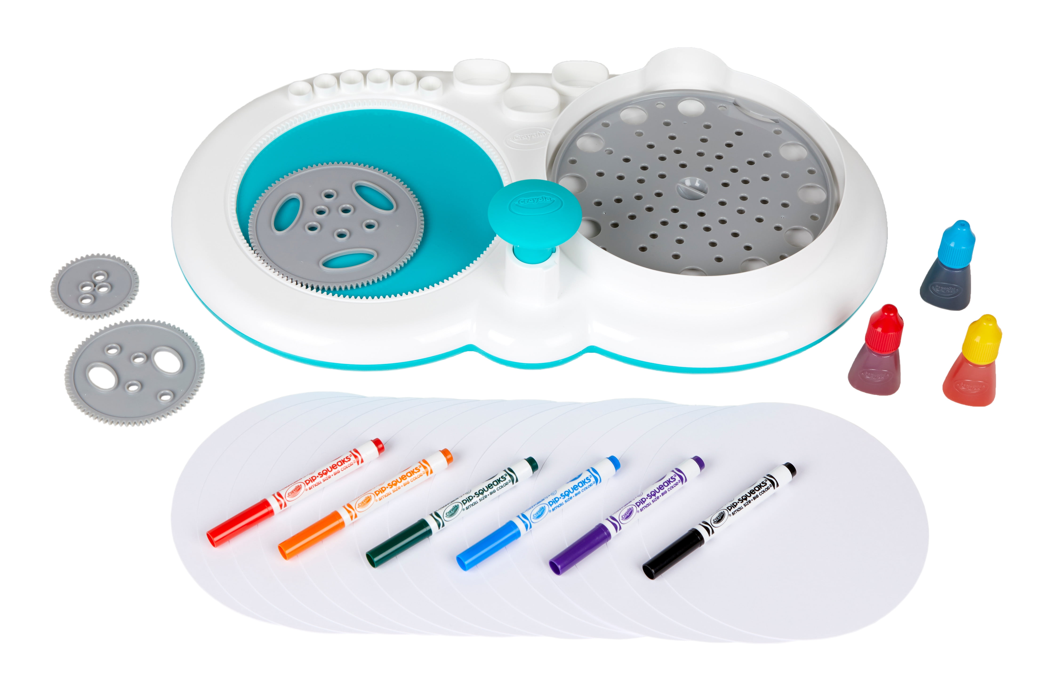 Crayola Spin & Spiral Art Station, Art Set, Creative Toys, Gifts, Beginner Unisex Child