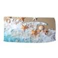 thumbnail image 2 of Oversized Beach Towel 28x55 Inch Quick Dry Microfiber Starfish Seashell Printed Towel for Beach Pool and Summer Vacation, 2 of 6