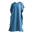 thumbnail image 2 of Surf Poncho Traje de neopreno de playa Cambio de toalla de baño para acampar Deportes Baño Mujeres Azul claro Cola Capa de playa, 2 of 7