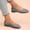 Blue, variant on Women's Hollow Mesh Jelly Flats, Breathable Slip-On PVC Shoes with Glitter Detail, Comfortable Lightweight Sandals Blue 6(37)