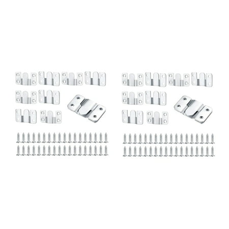 

20 Pcs Mount Bracket Hang Furniture Connector Stainless Steel Wall Mount Brackets