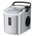 thumbnail image 3 of Snowyermine Countertop Ice Maker with Handle, 26 lbs/24H Portable Ice Machine, 2 Bullet Ice Sizes, 9 Cubes in 6 Minutes, Self-Cleaning for Home, Bar, RV and Camping, 3 of 10