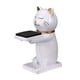 thumbnail image 4 of Soporte de reloj Yinane figura de gato resina blanco 2,5x1,9x4,7 pulgadas, 4 of 8