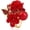 Red, variant on CZ Rose Flower Wedding Ring for Women Statement Engagement Round Rhinstone Crystal Aryclic Daisy Plumeria Adjustable Open Wrap Finger Rings Comfort Fit Cocktail Party Valentine Jewelry