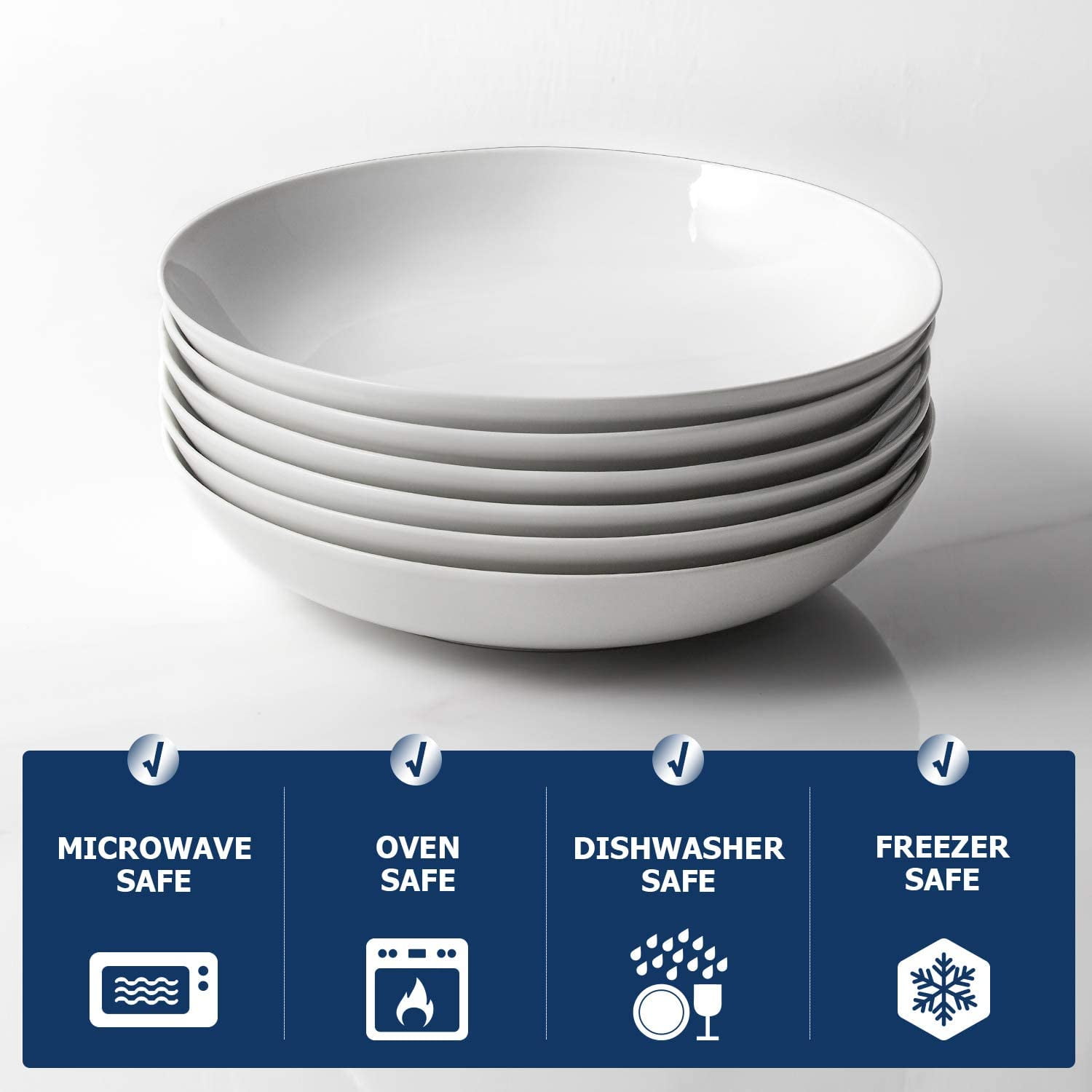 Microwave and Freezer-Safe 2 Piece Square Bowl Set Beech or Mahogany Design 