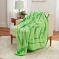 thumbnail image 3 of Wicked Green Print Fleece Throw Blanket, 46 x 60, 3 of 7