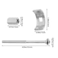 thumbnail image 6 of UPOUART 12pcs Countertop Joint Connectors Galvanized Steel for Secure Joining, 6 of 8
