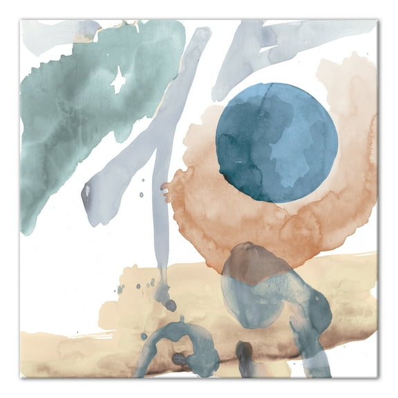 Creative Products Organic Watercolor Abstract 16x16 Canvas Wall Art